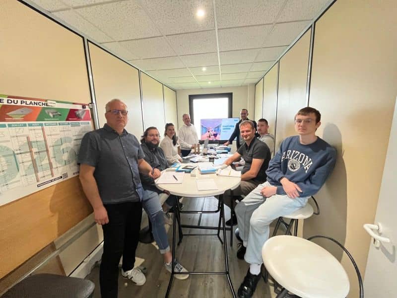 Le 11 juin, l’équipe a eu le plaisir d'accueillir Geoffroy BANEL pour une présentation technique des solutions Knauf.