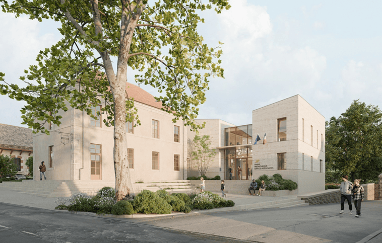 Mairie de Messigny-et-Vantoux, projet de réhabilitation et d’extension accompagné par Moteec Ingénierie